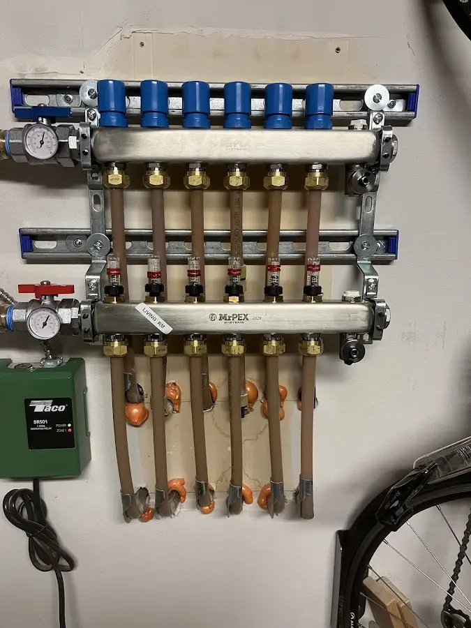 Plumber performing Gas Leak Detection at a residential property in Palm Bay